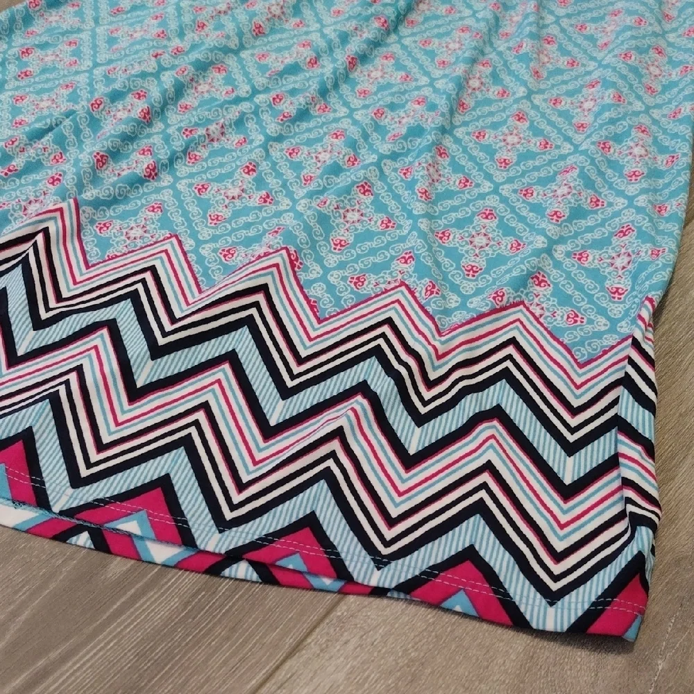 5th & Love Maxi Dress with Chevron Sleeves - Picture 4 of 16